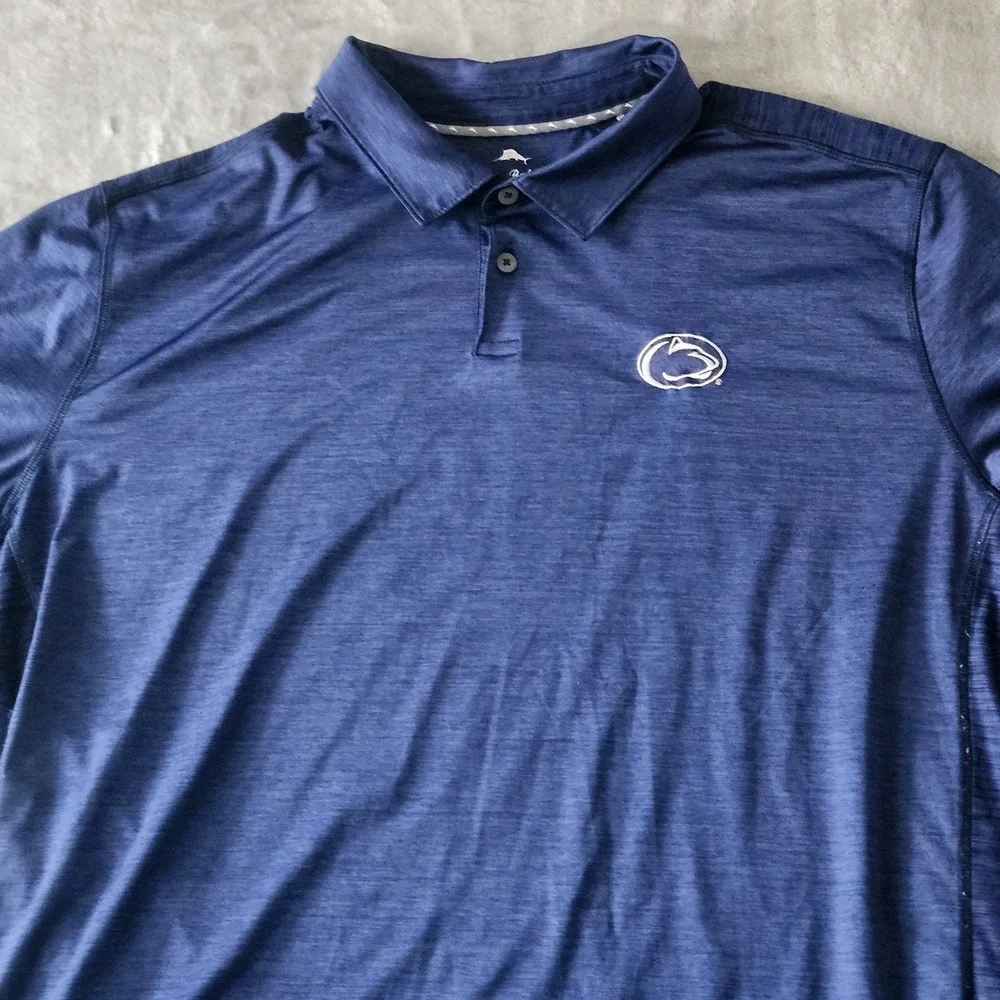 Tommy Bahama Polo Shirt Mens 3XL Blue IslandZone Performance Golf Big & Tall - Picture 2 of 12